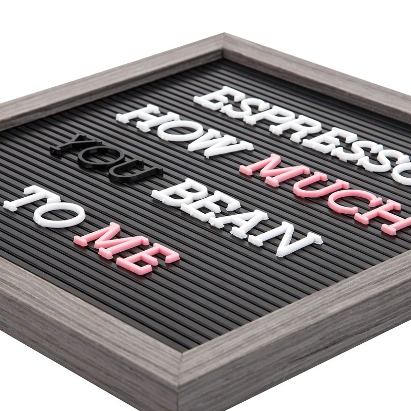 Letters for Felt Letter Boards, 300 Pieces Including Characters, Numbers