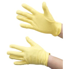 Sandai Cotton Gloves Unisex Set, 40 Cotton, Smooth, Gusset, Quality, Management, Cotton, Thin, Comfortable, Inner Gloves, Events, Taxi, Driving, Work, Transportation, Cleaning, Inspection, Dozen L,