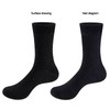 YUEDGE Men's Business Socks, Formal Suit, Calf Socks, Breathable, Non-stuffy,