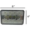 Tiger Lights TL2010-1 LED Tractor Headlight Compatible With/Replacement For Case/International