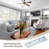 uxcell Sectional Couch Connectors, 2Pcs Sofa Connector Furniture Sofa Latch,