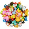 24 Pcs Random Assorted Rubber Duck Small Rubber Ducks in