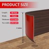 Vinyl Wall Base Baseboard Molding Trim 4" Flexible Self Adhesive