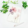 Frontia A5 Notebook, Crystal Flower, 5mm Grid lines, for students,