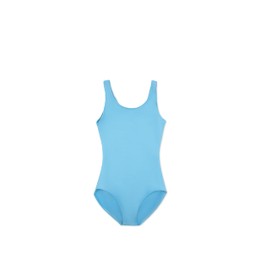 Capezio Maillot básico para niñas Team, Azul/Claro, Grande