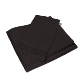 Red Nomad Microfiber Bedding Set (Twin XL, Black) - Non-Slip Deep Pockets - Cute & Comfortable Bed Sheets & Pillow Cases