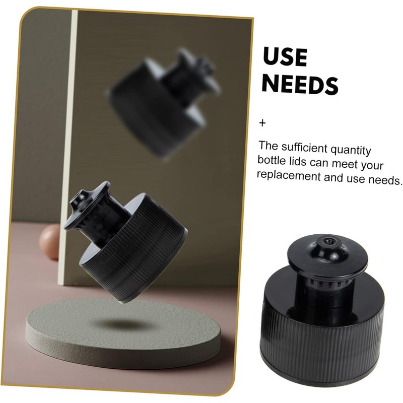 BEANPRECOY Sports Water Bottle Cap Replacement - Durable Plastic Push-Pull