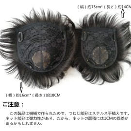 AISIHAIR Wig Men's Short Hairpiece Wigs for Men Medical Black Short Breathable Top Cover