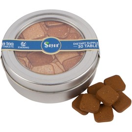 Sayan Siberian Evening Instant Chaga Mushroom Tea with Peach Leaf & Fir Needle Extract (30 Pcs)-Wild-Harvested Premium Blend– Natural Antioxidant for Immune Support and Detox