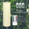 Warmhere 14" x 4" Large Outdoor Candles with Timer Waterproof,