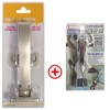 V4 Standard Bolt Latch + Balroman V2 (Glossy) Front Door Security Guard Door Stopper