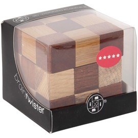 Bartl 109108 Snake Cube Puzzle Game 3 x 3 x 3 Brown / Natural