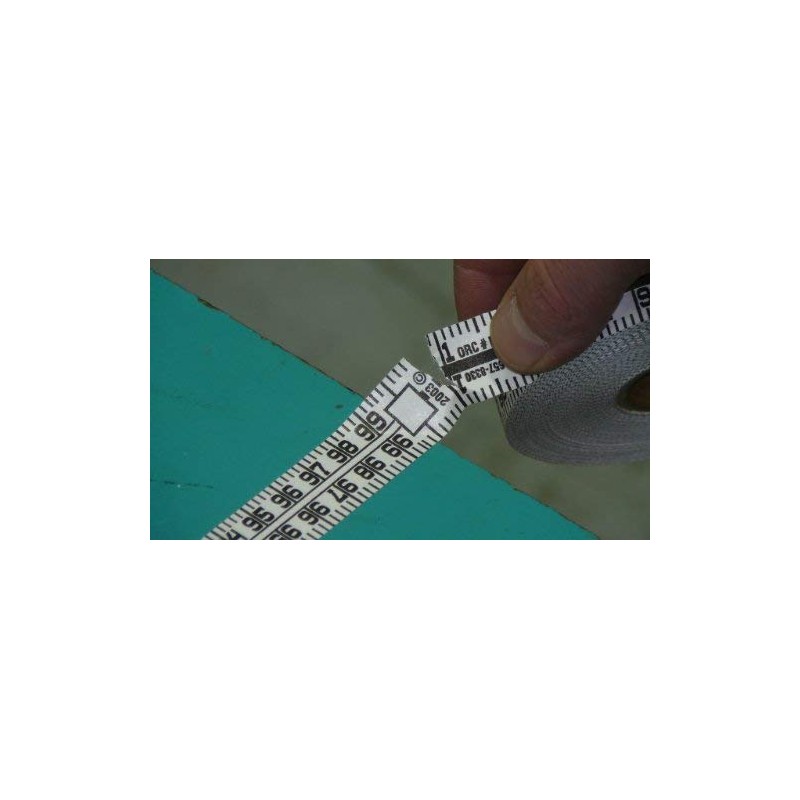 Oregon Rule Co. Adhesive Continuous Ruler Roll Tape – Metric
