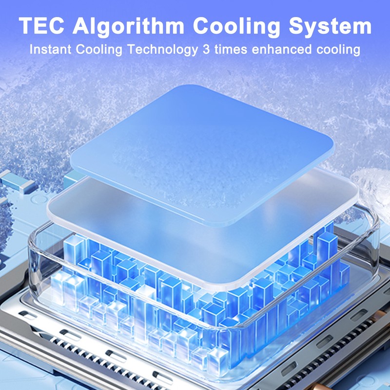 Mobile Phone Cooler Multifunctional Magnetic Semiconductor 3 Levels Adjustable 5500rpm
