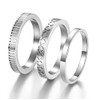 Phyonio Rings for Women Stainless Steel Set of 3 4