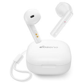 Wireless Earbuds Bluetooth V5.3 Headphones 25H Playtime Waterproof Ear Buds with Mic Lightweight in Ear Earphones for Android/iOS Phone, Birthday White Elephant Stocking Stuffers for Women Men Adults