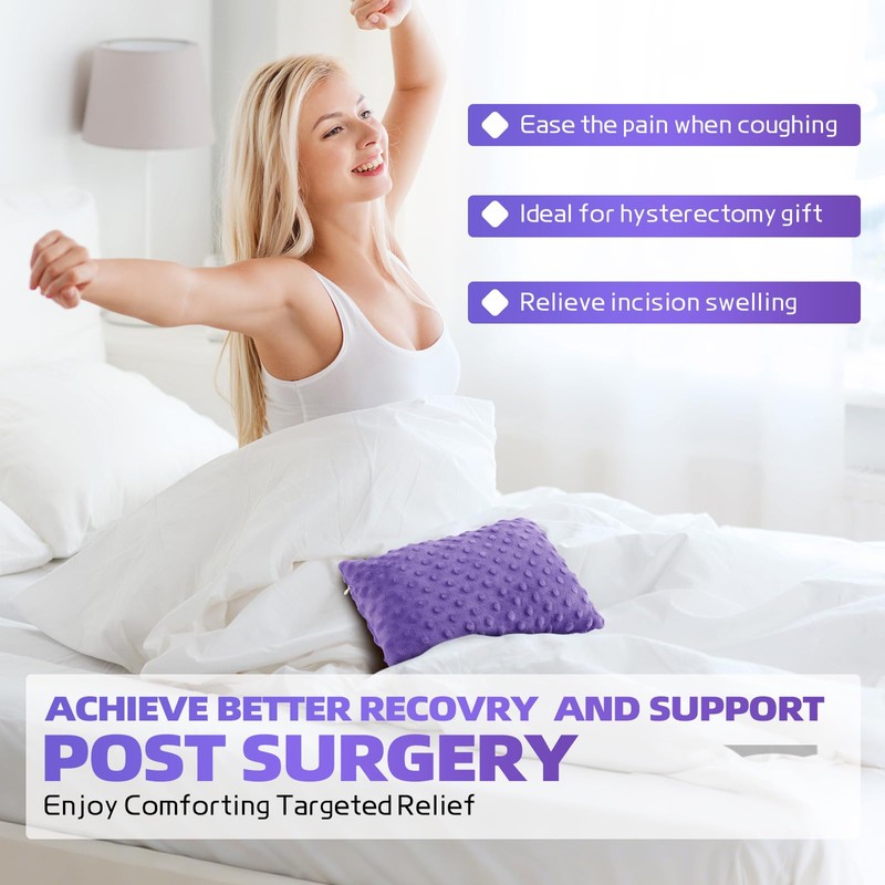 okmaba Hysterectomy Recovery Pillow with Hot/Cold Pack Pocket - Abdominal