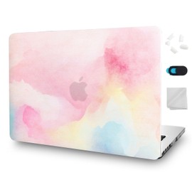 KECC Case Compatible with MacBook Pro 13 inch Case 2024-2016 with Touch Bar M2 A2338 M1 A2289 A2251 A2159 A1989 A1706 A1708 Plastic Hard Shell (Rainbow Mist)