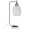 Maykoosh Farmhouse Fresh Industrial Mesh Desk Lamp, Chrome