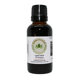 Lugols Iodine Solution 7% - 30ml - with Dropper Insert