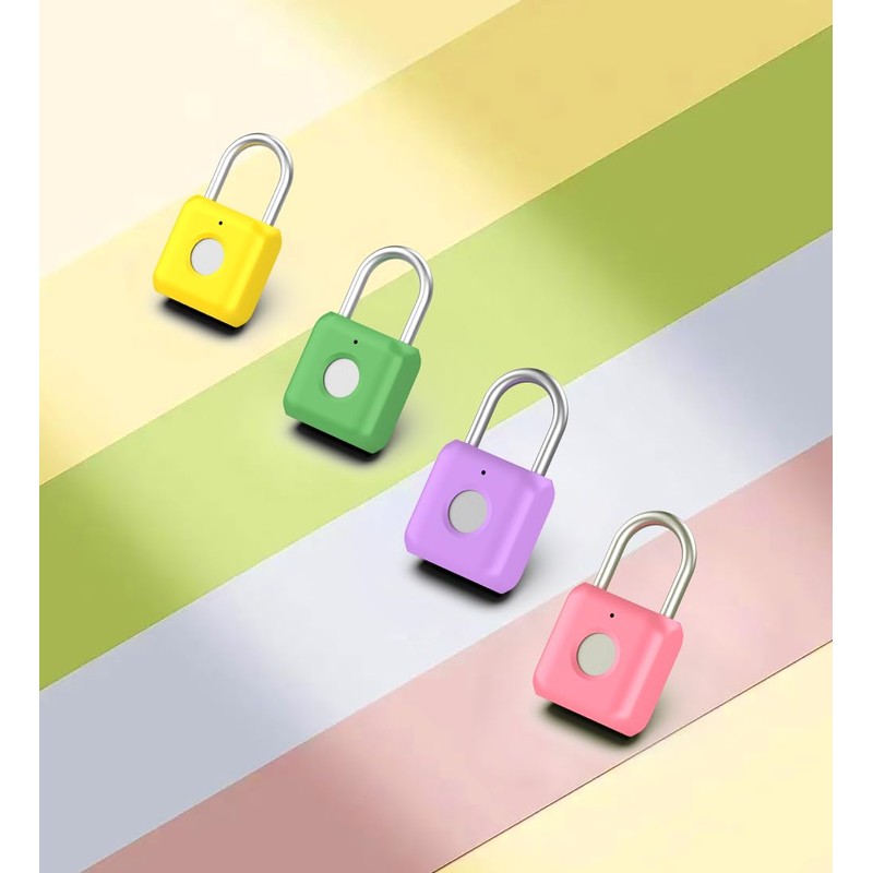 Fingerprint Padlock eLinkSmart Gym Locker Lock with Phone App iOS