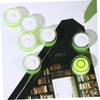 SHINEOFI 16PCS Circular Bubble Level Diameter Height Surface Level for