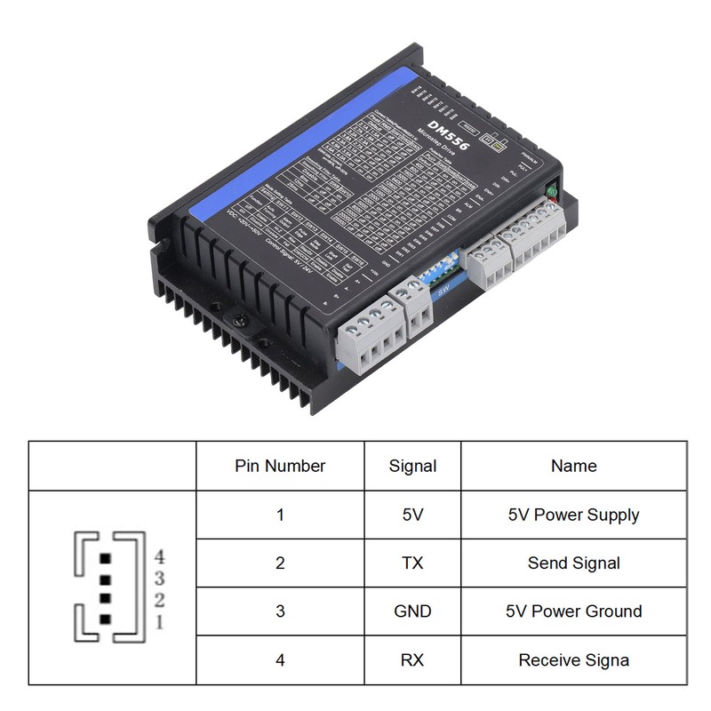 Digital Stepper Driver 2 Phase Stepper Motor Controller 8 Level