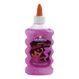 Pegamento Slime Glitter Glue Rosa Niños Niñas Escolar Elmers