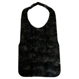 Disposable Non Woven Apron Black Industrial Pack of 80 (X 40 Piece Pack Set)