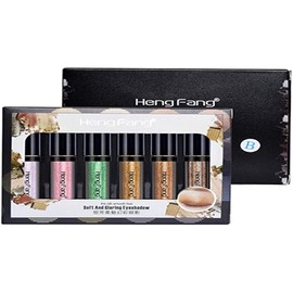 YDFXF Metal Shimmer Liquid Eyeliner Set, 6 Colores/Set De Sombras De Ojos Metal Liquid Eye Shadow Set Impermeable Diamond Glitter Sombra de Ojos Herramienta de Maquillaje 2019