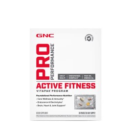 GNC Pro Performance Active Fitness Vitapak – 30 Servings | Complete Daily Supplement for Energy, Endurance & Recovery Support