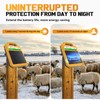 FarmNix Solar Electric Fence Kit for Livestock,10 Miles Fence Charger