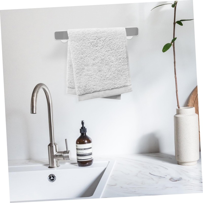 Mipcase Bathroom Towel Mount Easy Install No Drilling Multifunctional Storage