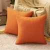 Miulee Set of 2 Waterproof Cushion Covers, Outdoor Sofa Cushion