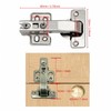 90 Degree Soft Close Cabinet Hinges, Detachable Blind Corner Kitchen