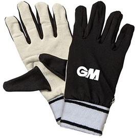 Gunn & Moore GM Men Inner Gloves - Chamois Palm Inner Gloves - Black, Mens