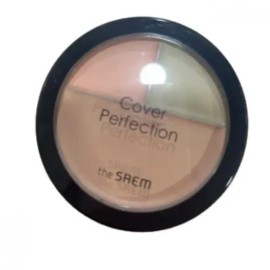 The Saem Dual Brush Giveaway The Saem Cover Perfection Triple Foundation Balm 3 Colors Choose 1 1.5 Natural Beige / 듀얼브러쉬 증정기획 더샘 커버 퍼펙션 트리플 파운데이션 밤 3색중택1 1.5 내추럴베이지