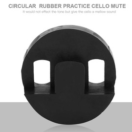 Cello Mute Round Tourte Style Violin Mute Practice Mute Cello Accessories for Beginners