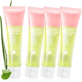 4 Geles Hidratantes Para Rostro Y Cuerpo, Gel Antiadherente Para Después Del Sol, Loción De Aloe Vera, Cuidado De La Piel, De Rápida Absorción, De Larga Duración, Refrescantes E Hidratantes