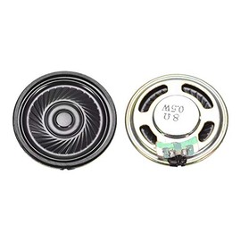 uxcell 0.5 W 8 Ohm DIY Magnetic Speaker 36mm Round-Shape Replacement Loudspeaker 2pcs