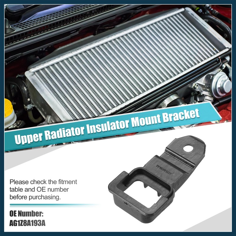 TUCKBOLD 2pcs Upper Radiator Insulator Mount Bracket for Ford Edge