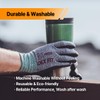 DEX FIT Nitrile Work Gloves FN330, 3 Pairs, 3D-Comfort Stretchy