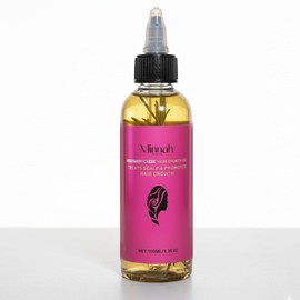 Minnah - Aceite de batana para el crecimiento del cabello líquido 4 en 1, 1 unidad | Crack Aceite de Crecimiento del Cabello Con Romero, Semilla De Calabaza, Ricino