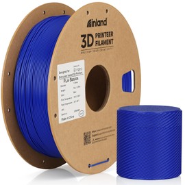 Inland PLA Basics Filament 1.75mm, Blue Basic PLA 3D Printer Filament, Dimensional Accuracy +/- 0.02 mm, 1kg Spool (2.2 lbs) – FDM 3D Printing