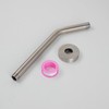 KAPHOME Shower Arm with Flange,11 Inch Stainless Steel Shower Extension
