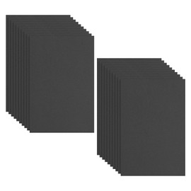 PATIKIL 20 Pack EVA Foam Sheets, 12" x 8" 2mm Thick Foam Sheets Crafts Foam Paper for Craft Classroom Bulletin Board Decor Scrapbooking DIY Cosplay Costume, Black