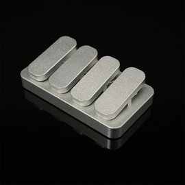 Llaves de piano de metal con 4 teclas para aliviar la ansiedad y el estrés, para adultos, herramientas para aliviar el estrés y la ansiedad, juguetes de computadora de oficina (llaves de piano)