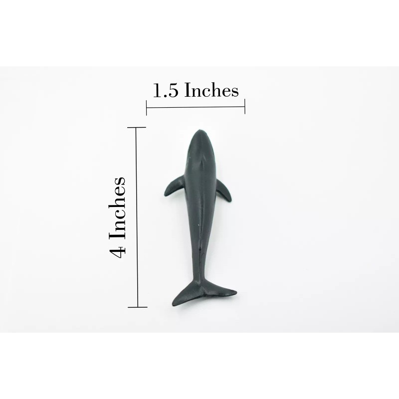 Unbranded Blue Whale Realistic Toy Ocean Figurine, Model, Replica, 4"