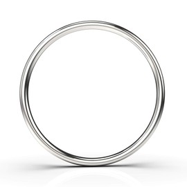 Thin Smooth Stacking 1mm Skinny Ring in Silver, Gold, or Rose Gold | Comfort Fit | Sizes 4-10 (8, 925 Sterling Silver)