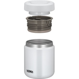 Thermos JBR-301 WHGY Vacuum Insulated Soup Jar, 10.1 fl oz (300 ml), White Gray
